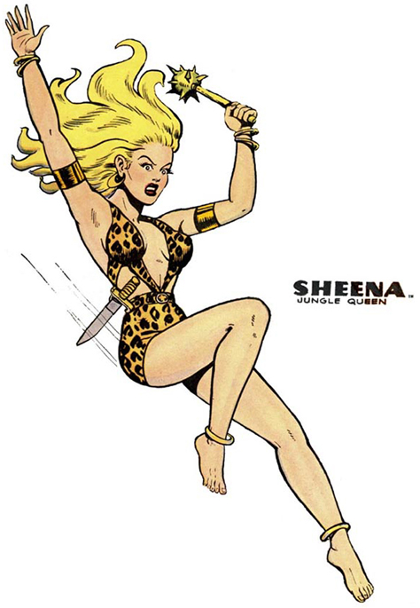 GOLDEN AGE'S SHEENA queen of jungle Sheena01